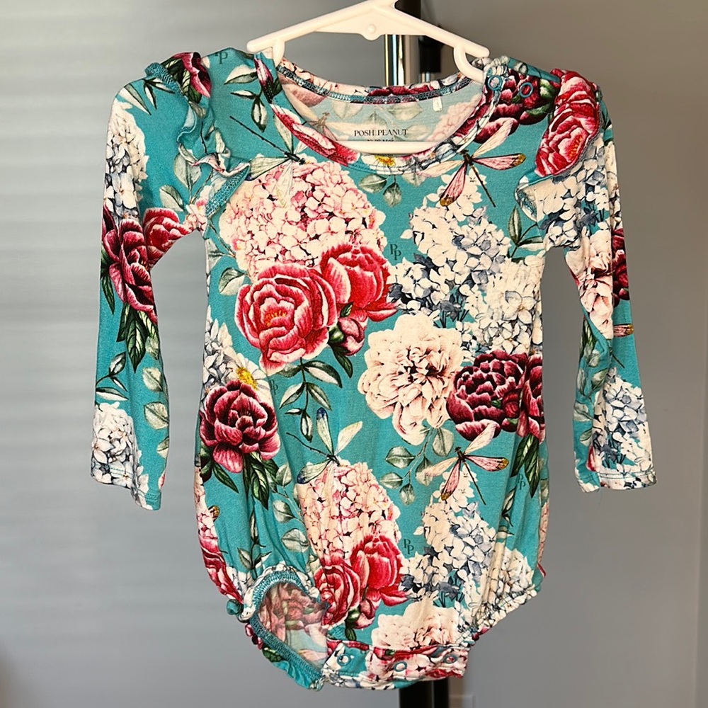 Posh Peanut long sleeve onesie